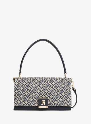 TH Monogram Jacquard Crossbody Bag